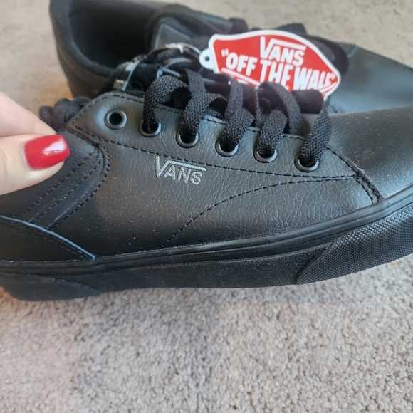 VANS Black Leather sneakers - Picture 2 of 5